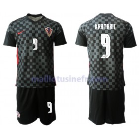 Maillot de Foot Croatie Andrej Kramaric 9 Extérieur UEFA EURO 2020 - Enfant